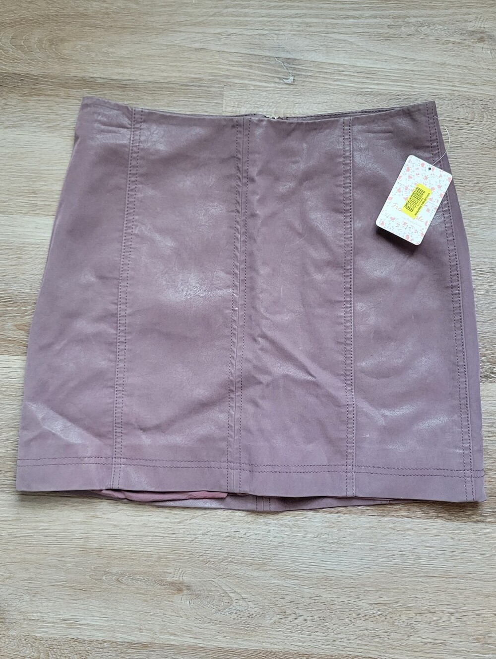 NWT Free People Mauve Suede Mini Skirt